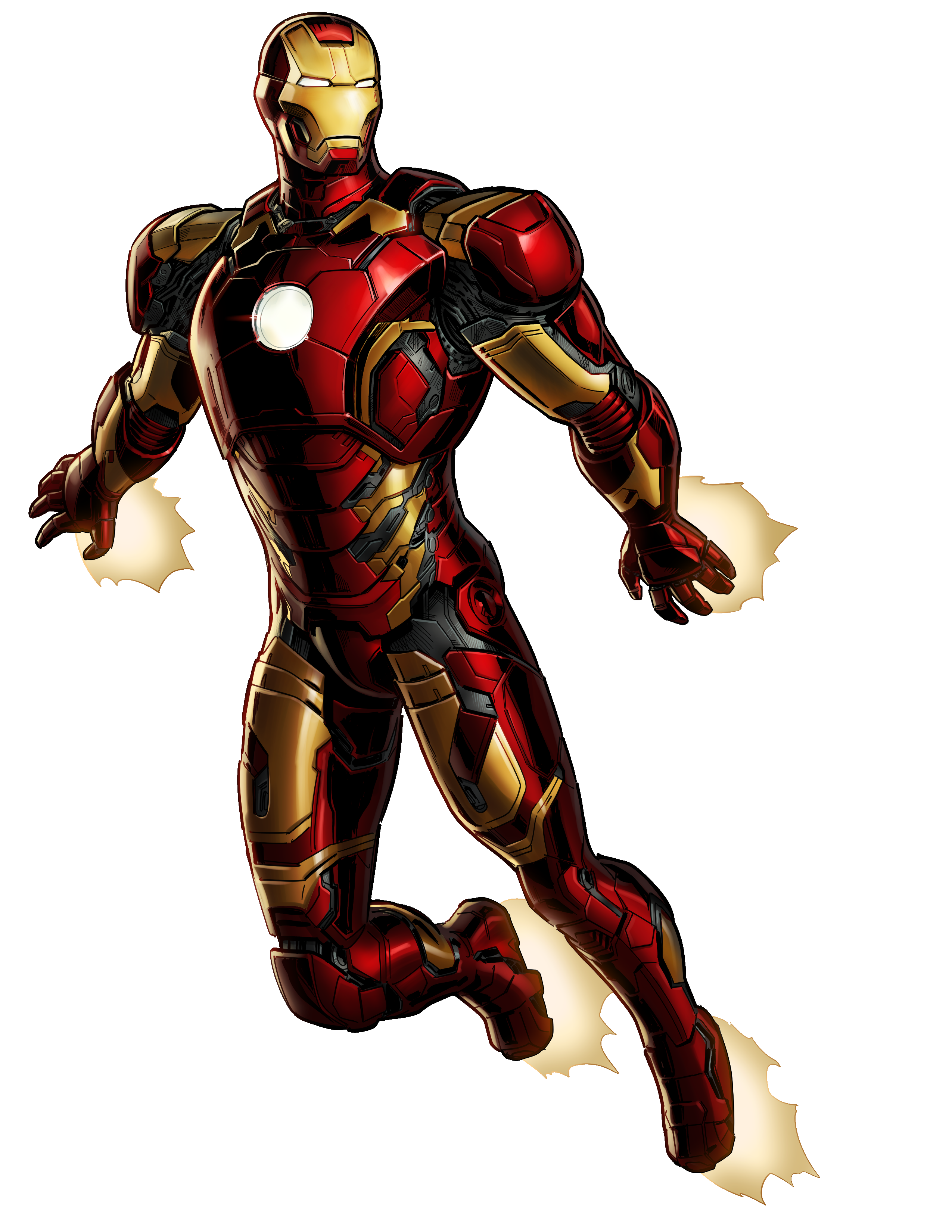 Iron Man volando
